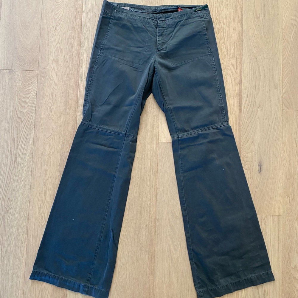 Diesel Black Boot Cut Pants